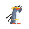 Penguin Super Hero Character