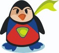 Penguin Super Hero Cartoon