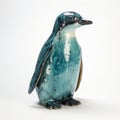 Indigo Penguin: Large Teal Penguin With Blue Color And Blue Eyes