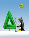Penguin Topiary Royalty Free Stock Photo