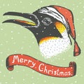 Penguin vector illustration Royalty Free Stock Photo