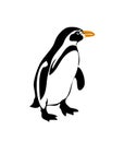 Penguin vector silhouette