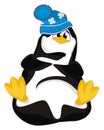 Penguin in wam hat