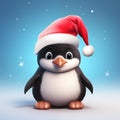 Cute Christmas penguin