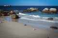 Penguins of Boulders Beach, South Africa Royalty Free Stock Photo