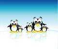 Penguins family