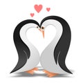 Penguins in love Royalty Free Stock Photo