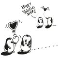 Penguins valentine