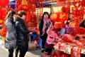 Pengxhou, China: Shopping forChinese New Year Decorations