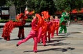 Pengxzhou, China: Dancers in Performance Royalty Free Stock Photo