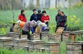Pengzhou, China: Beekeepers and Hives