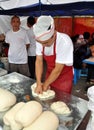 Pengzhou, China: Chef Making Noodles