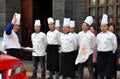 Pengzhou, China: Chefs at Dinner Briefing