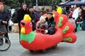 Pengzhou, China: Chicken Ride in New Square