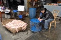 Pengzhou, China: Ducks at Butcher Shop