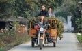 Pengzhou, China: Farm Family on Truck