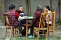Pengzhou, China: Four Women Playing Mahjong