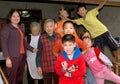 Pengzhou, China: Happy Family Members