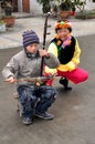 Pengzhou, China: Little Boy Playing Erhu