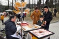 Pengzhou, China: Man Making Candy