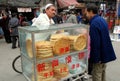 Pengzhou, China: Muslim Selling Nan Bread Royalty Free Stock Photo