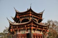 Pengzhou, China: Pagoda at Long Xing Monastery