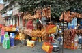 Pengzhou, China: Pressed Ducks and Holiday Foods Royalty Free Stock Photo