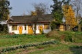 Pengzhou, China: Sichuan Farmhouse with Yellow Doors and Trim
