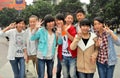 Pengzhou, China: Smiling Teenagers
