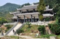 Pengzhou, China: Taoist Hillside Temple Royalty Free Stock Photo