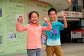 Pengzhou, China: Two Chinese Children