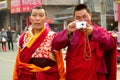 Pengzhou, China: Two Tibetan Monks