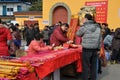 Pengzhou, China: Vendors Selling Fireworks
