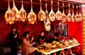 Pengzhou, China: Vendors Selling Pressed Ducks