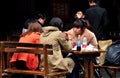 Pengzhou, China: Women Eating Lunch