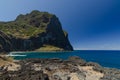 Penha dÃÂ´ÃÂguia, one of the most emblematic rocks of Madeira, Portugal