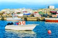 Peniche harbor, fishing boats, docks