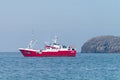 Fishing boat near Peniche, Portugal Royalty Free Stock Photo