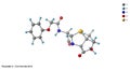 Penicillin-V or Phenoxymethylpenicillin C16H18N2O5S Molecular Structure Diagram