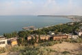 The Peninsula of Crimea from height of bird`s flight