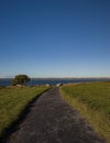 The Peninsula of Howth Head, Seashore of cliffs, bays and rocks landscape, Dublin, Ireland Royalty Free Stock Photo