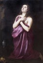 Penintent Magdalene, 1655. Painted by Murillo Royalty Free Stock Photo