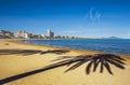 Peniscola beach ,Province Castello, Spain Royalty Free Stock Photo