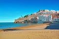 Peniscola beach ,Province Castello, Spain Royalty Free Stock Photo