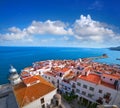 Peniscola Lighthouse and village in Spain