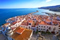 Peniscola Lighthouse and village in Spain