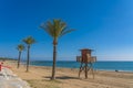 Vinaros coastline in the Costa del Azahar, Spain Royalty Free Stock Photo