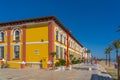 Training center for adults - centre de formacio de persones adultes - in Vinaros at the Costa del Azahar, Spain Royalty Free Stock Photo