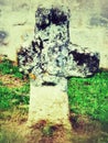 Penitence cross in retro style Royalty Free Stock Photo