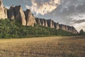 Penitent rocks in Provence, France